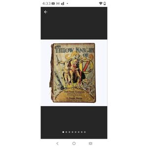 The Yellow Knight of Oz 1930 Ruth Plumly Thompson Reilly & Lee Hardcover Book